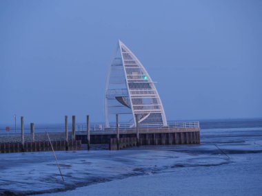 Alman kuzey denizindeki Juist Adası