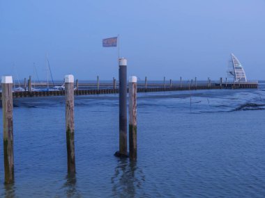 Alman kuzey denizindeki Juist Adası