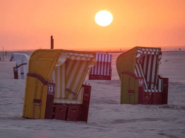 Juist Isola Nel Mare Del Nord Tedesco — Foto Stock