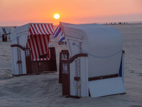 Alman kuzey denizindeki Juist Adası