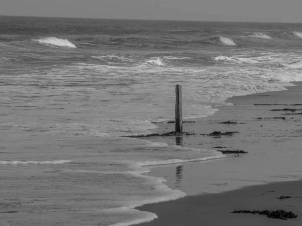 Île Juist Dans Mer Nord Allemande — Photo