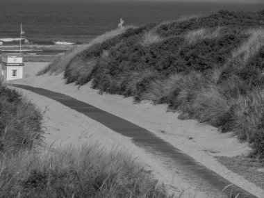 Alman kuzey denizindeki Juist Adası.