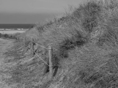 Alman kuzey denizindeki Juist Adası.