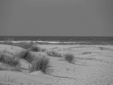 Alman kuzey denizindeki Juist Adası.