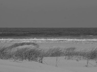 Alman kuzey denizindeki Juist Adası.