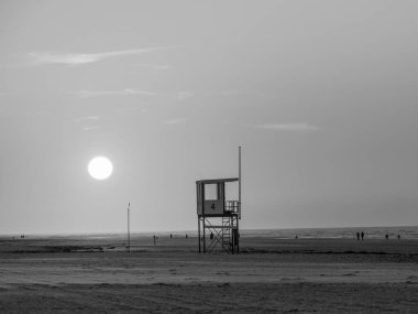 Alman kuzey denizindeki Juist Adası.