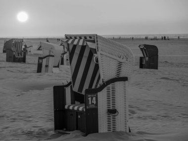 Alman kuzey denizindeki Juist Adası.