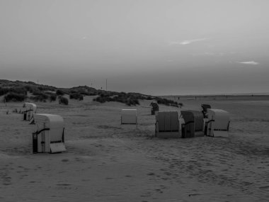 Alman kuzey denizindeki Juist Adası.