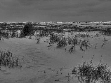 Alman kuzey denizindeki Juist Adası.