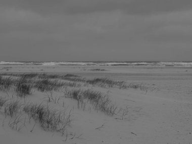 Alman kuzey denizindeki Juist Adası.