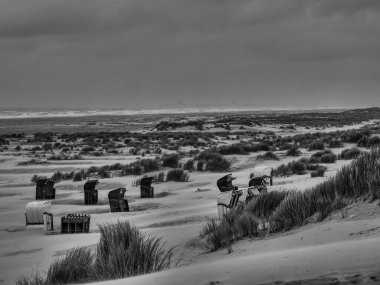 Alman kuzey denizindeki Juist Adası.