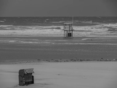 Alman kuzey denizindeki Juist Adası.