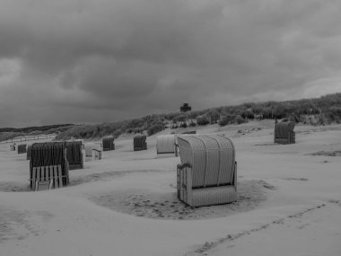 Alman kuzey denizindeki Juist Adası.