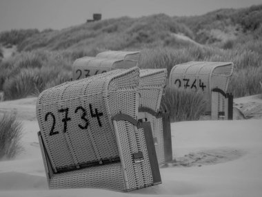 Alman kuzey denizindeki Juist Adası.