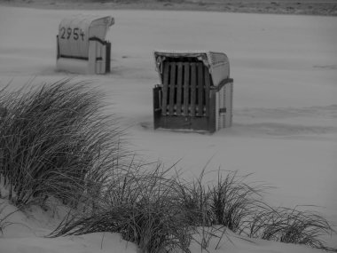 Alman kuzey denizindeki Juist Adası.