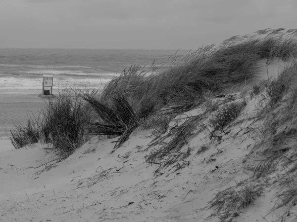 Île Juist Dans Mer Nord Allemande — Photo