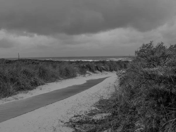 Île Juist Dans Mer Nord Allemande — Photo