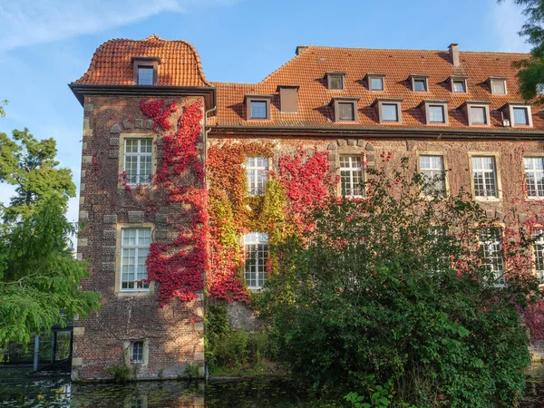 Heure Automne Dans Château Westphalie — Photo