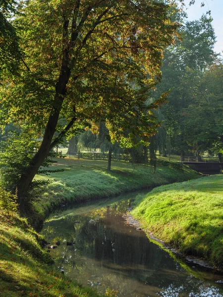 Autumn Time Castle Westphalia Stock Image