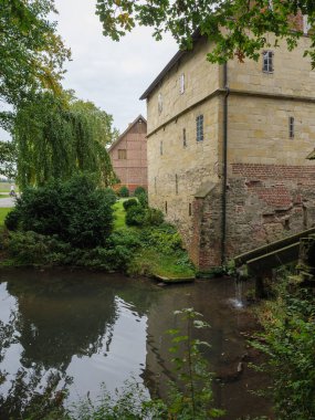 Alman Muensterland 'ındaki eski Nottuln şehri.