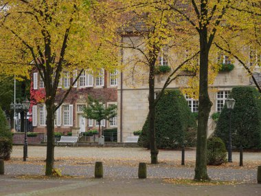 Alman Muensterland 'ındaki eski Nottuln şehri.