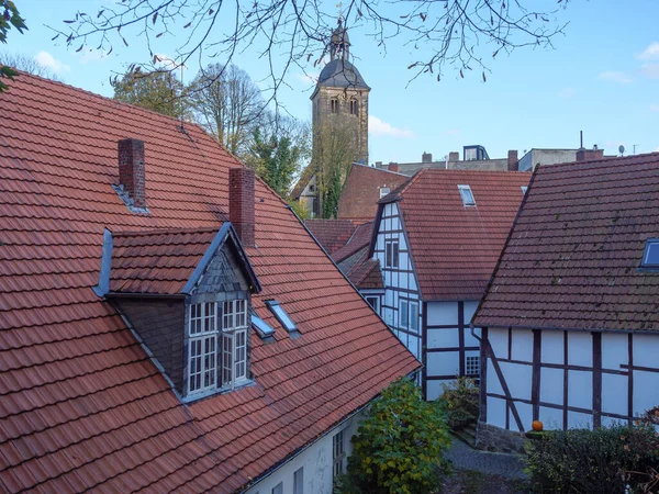 Den Gamla Staden Tecklenburg Västfalen — Stockfoto