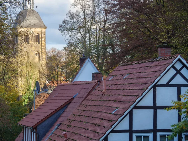 Den Gamla Staden Tecklenburg Västfalen — Stockfoto