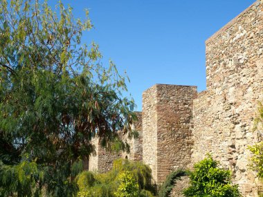 Akdeniz kıyısındaki İspanya 'nın Malaga kenti