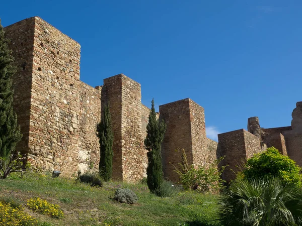 Akdeniz kıyısındaki İspanya 'nın Malaga kenti