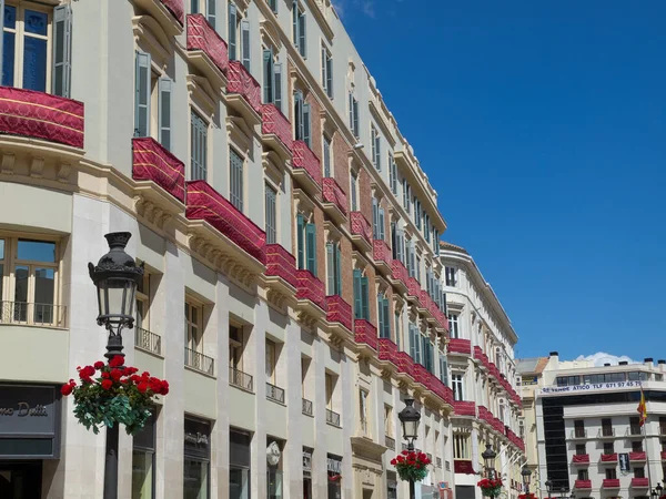 Akdeniz kıyısındaki İspanya 'nın Malaga kenti