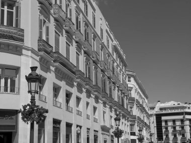 Akdeniz kıyısındaki İspanya 'nın Malaga kenti