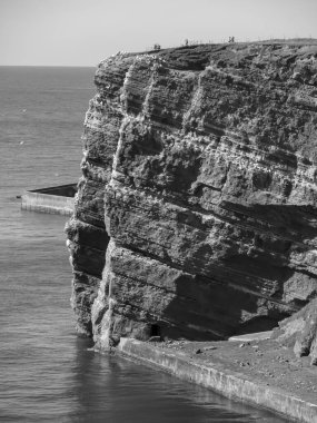 Alman kuzey denizindeki Helgoland Adası.