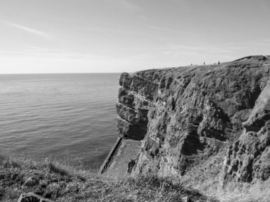 Alman kuzey denizindeki Helgoland Adası.
