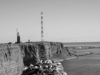 Alman kuzey denizindeki Helgoland Adası.