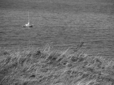 Alman kuzey denizindeki Helgoland Adası.