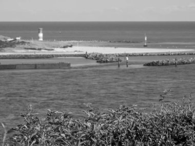 Alman kuzey denizindeki Helgoland Adası.