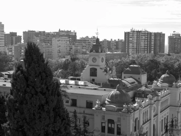 Cidade Espanhola Málaga Mar Mediterrâneo — Fotografia de Stock