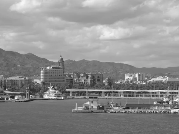 地中海のマラガのスペインの都市 — ストック写真