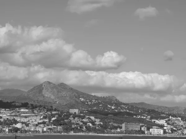 地中海のマラガのスペインの都市 — ストック写真