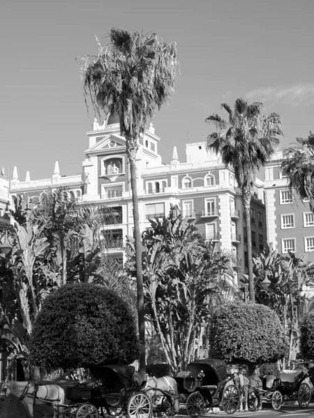 Spaanse Stad Malaga Aan Middellandse Zee — Stockfoto