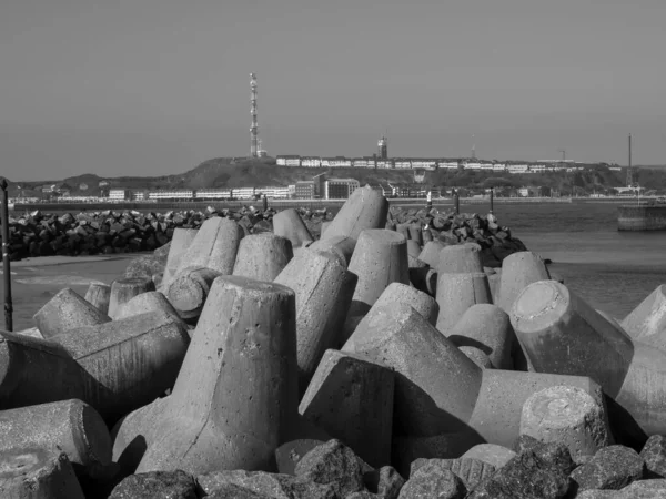Alman kuzey denizindeki Helgoland Adası.