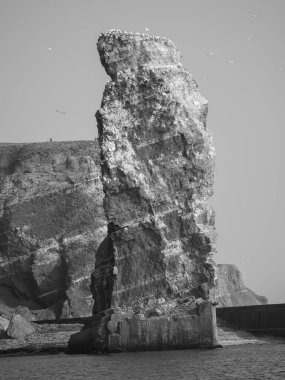 Alman kuzey denizindeki Helgoland Adası.