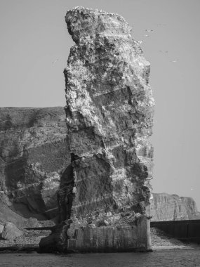 Alman kuzey denizindeki Helgoland Adası.