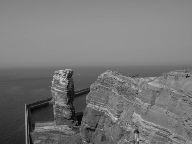 Alman kuzey denizindeki Helgoland Adası.