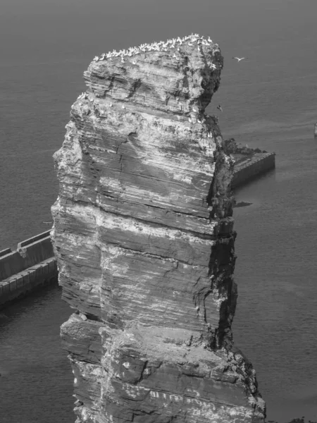 Alman kuzey denizindeki Helgoland Adası.