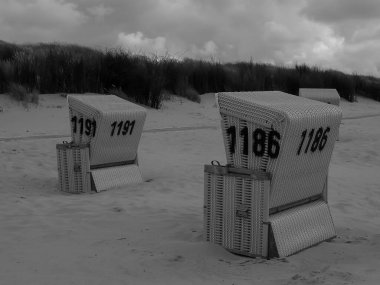 Almanya Langeoog beach