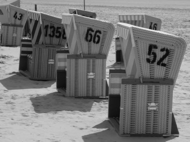 Almanya Langeoog beach