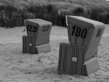 Almanya Langeoog beach