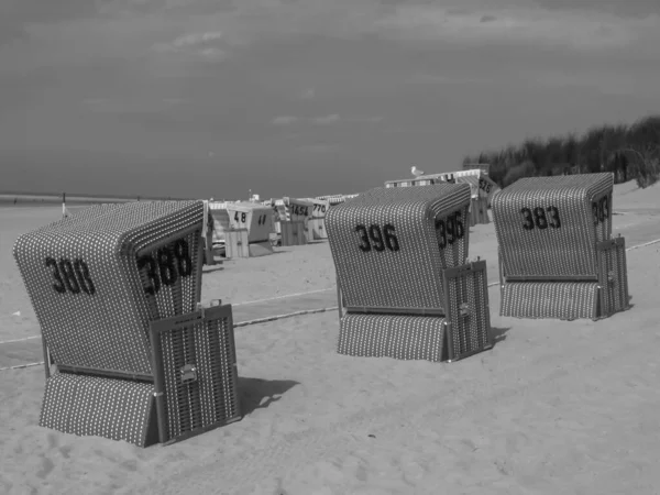 Stranden Langeoog Tyskland — Stockfoto