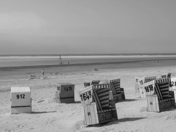 Plaży Langeoog Niemcy — Zdjęcie stockowe